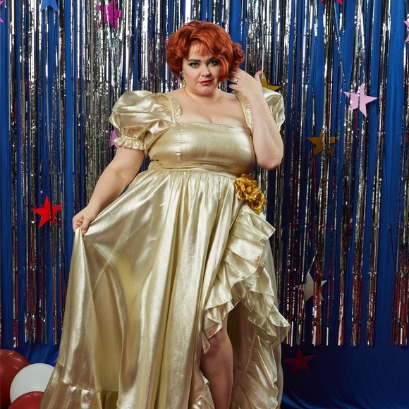 Selkie Dresses & Skirts - EUC Selkie Gown “the champagne ruffle gown”